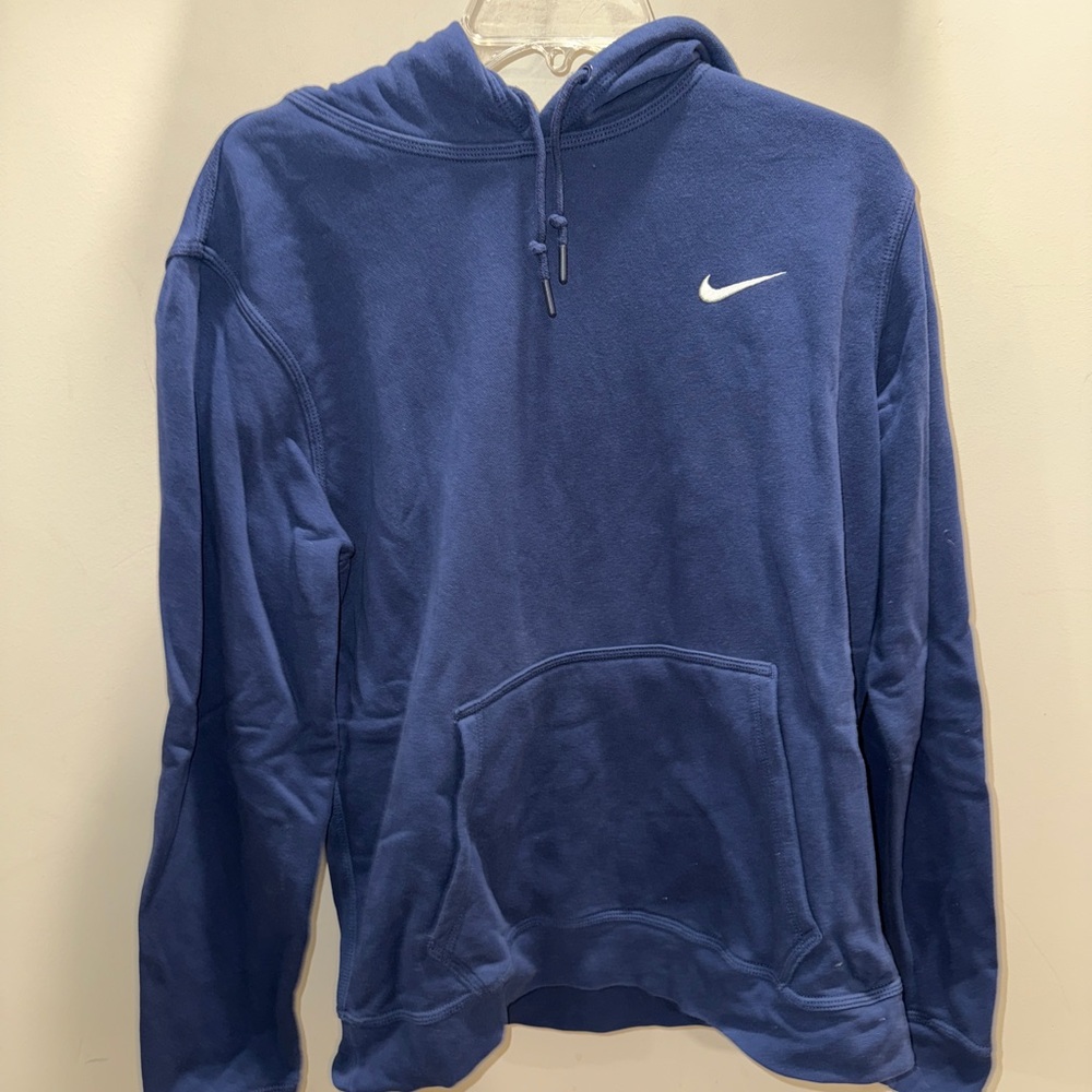 Nike Men's Deep Blue Pullover Hoodie Size Large